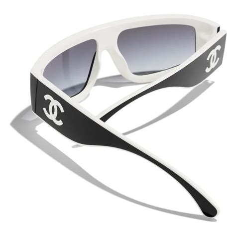 sunglasses v chanel arm mask|CHANEL 6057 Shield Sunglasses .